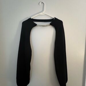 12th Tribe Black Knit Bolero/Shrug